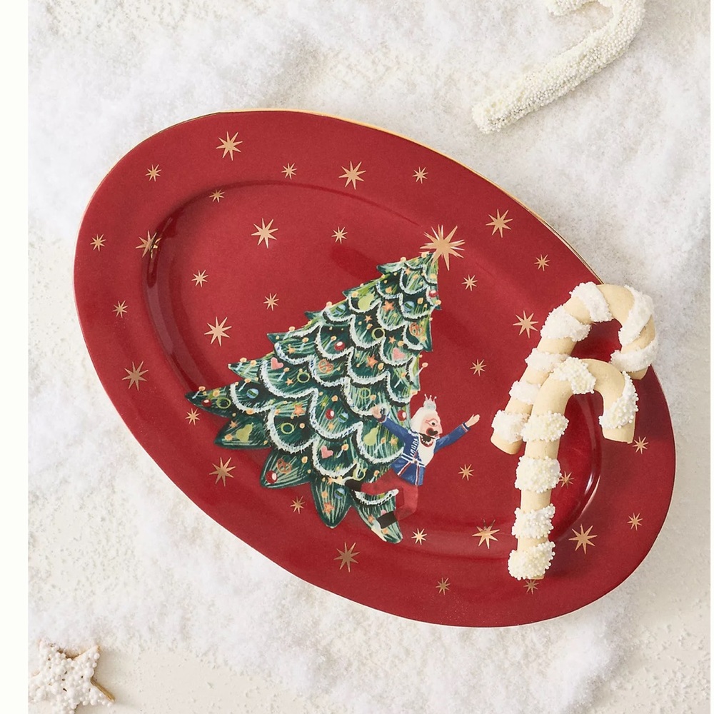 New Anthropologie 2025 Nutcracker New York City Ballet Stoneware Platter